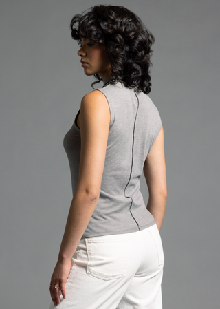 Marisol Tank, Natural Gray