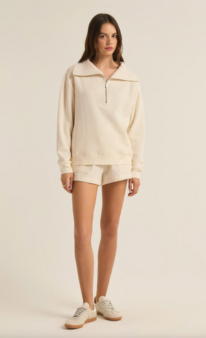 Sonata Fleece Sweatshirt, Sea Salt by Z Supply