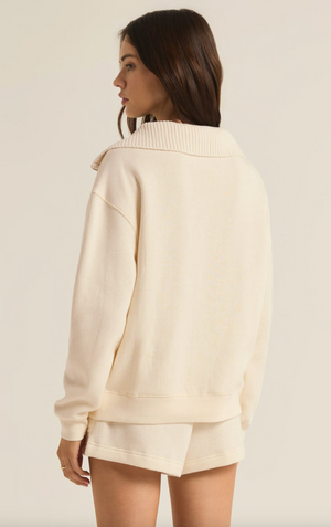 Sonata Fleece Sweatshirt, Sea Salt by Z Supply