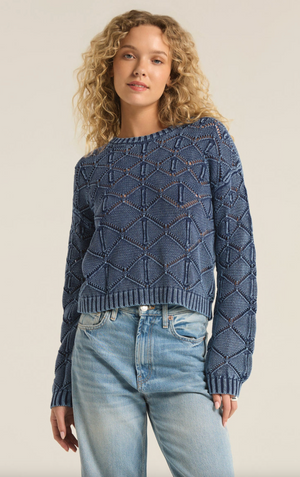 Rossio Pullover Sweater, Midnight