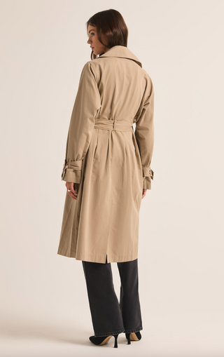 Dorian Trench Coat, Driftwood by Z Supply