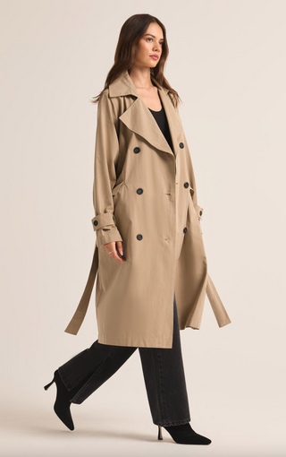 Dorian Trench Coat, Driftwood by Z Supply