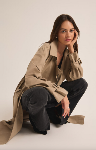 Dorian Trench Coat, Driftwood by Z Supply