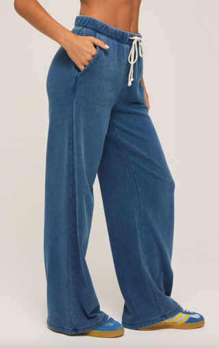 Hunter Knit Denim Pants, Vtg Indigo by Z Supply