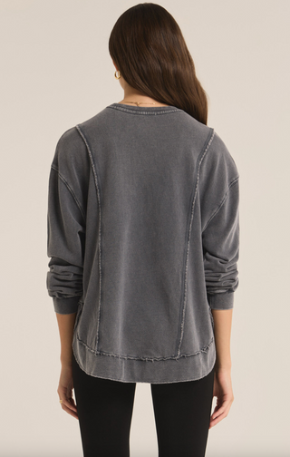 Replay Sweatshirt, Black Sand by Z Supply