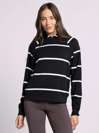 Turner Hoodie, Black Stripe