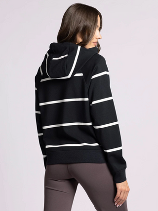 Turner Hoodie, Black Stripe