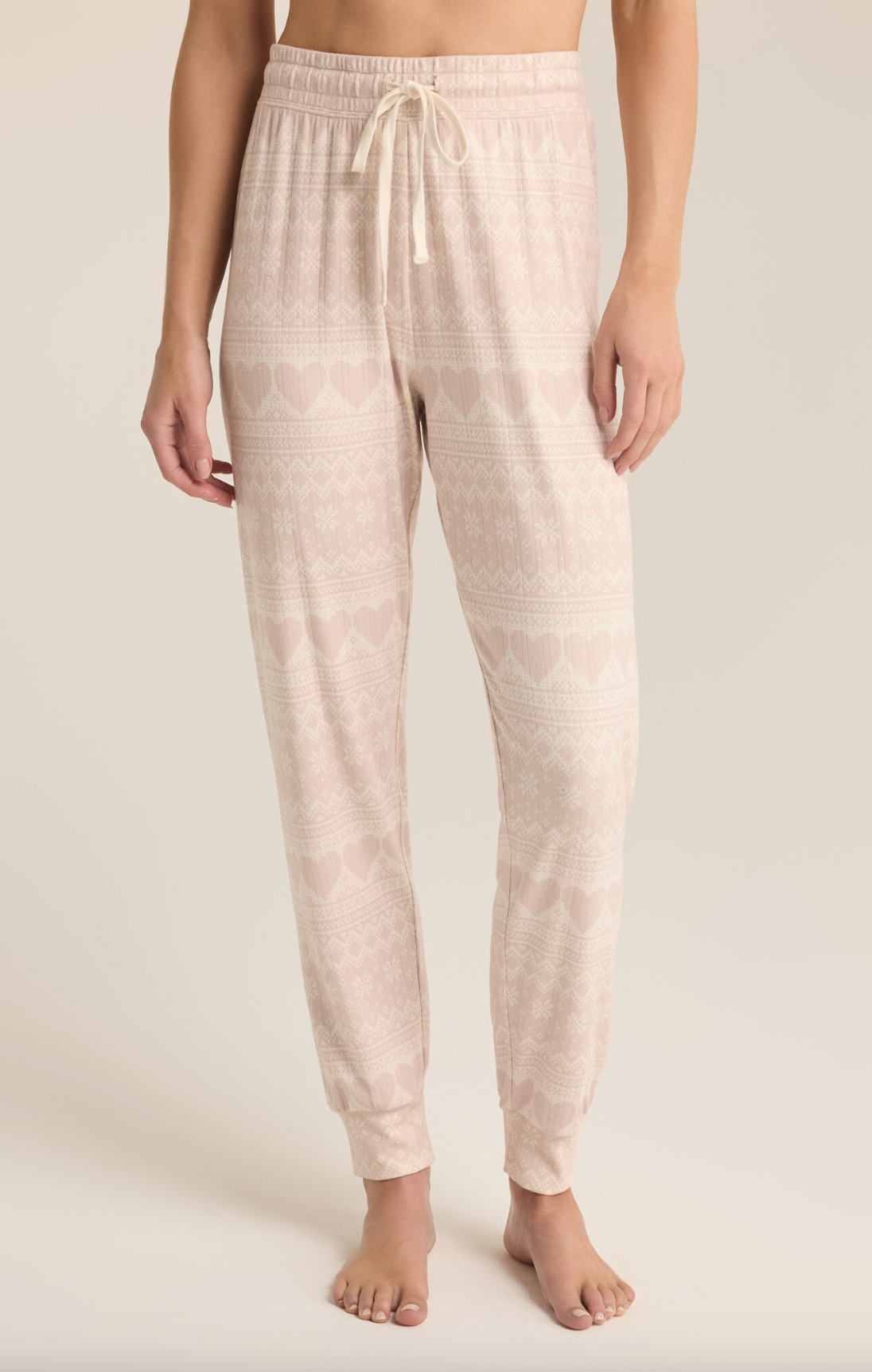 Fairisle Heart Jogger by Z Supply