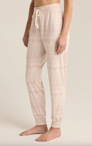 Fairisle Heart Jogger by Z Supply