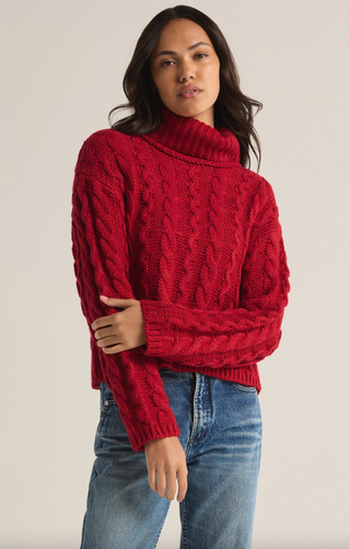 Tied to You Sweater, Red by Z Supply