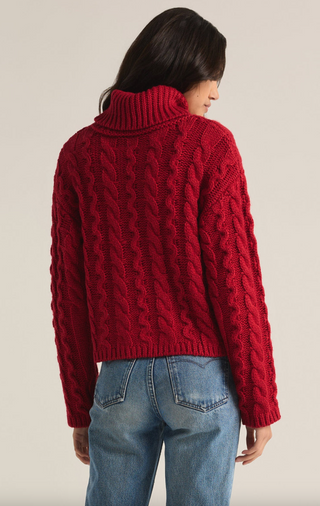 Tied to You Sweater, Red by Z Supply