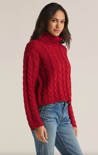 Tied to You Sweater, Red by Z Supply