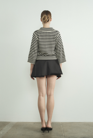 Jacquard Stripe Sweater