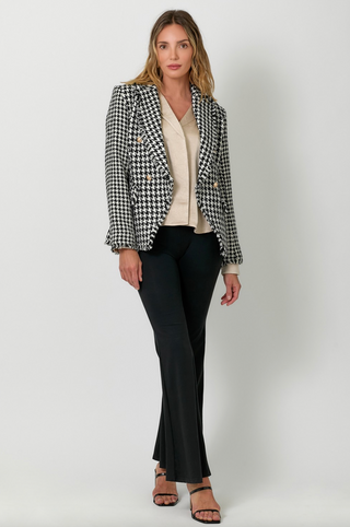 Houndstooth Tweed Jacket