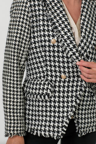 Houndstooth Tweed Jacket