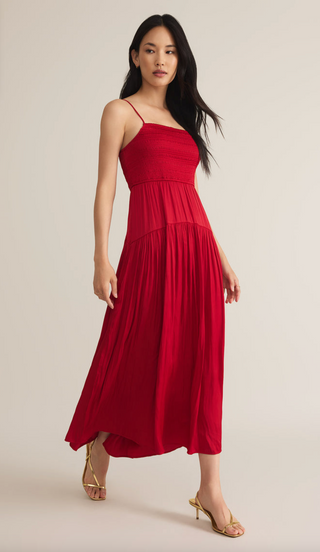 Helene Maxi Dress, Haute Red by Z Supply