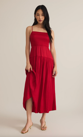 Helene Maxi Dress, Haute Red by Z Supply