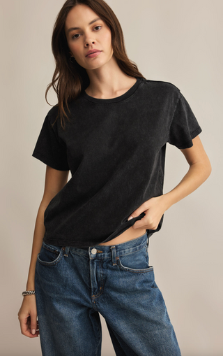 Go To Washed Tee, Black by Z Supply