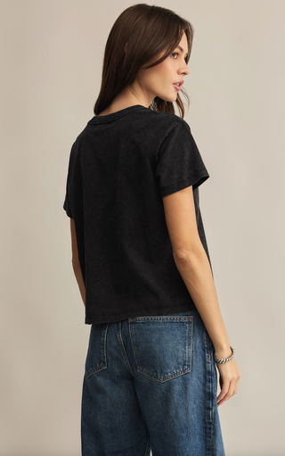 Go To Washed Tee, Black by Z Supply