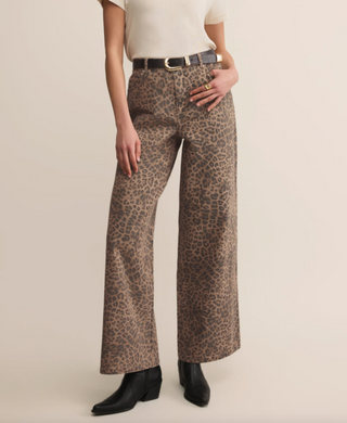 Marli Denim Leopard Pant by Z Supply