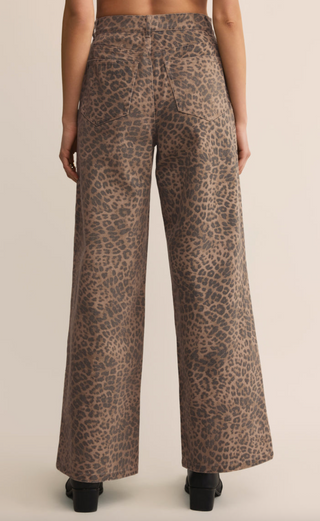 Marli Denim Leopard Pant by Z Supply