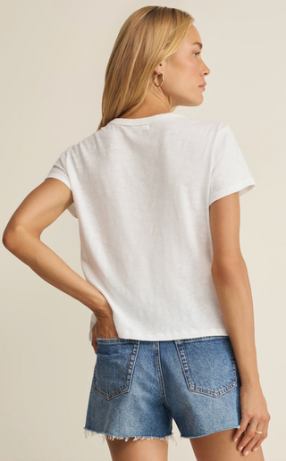 Z Supply Junie Slub Tee, White