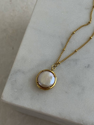 Constance Pearl Pendant Necklace