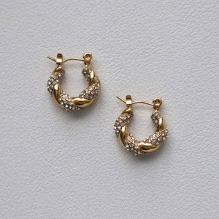 Mia Hoops | Small CZ Hoops