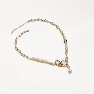 Pacific Pearl Link Chain Necklace