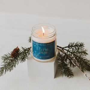 Let It Snow 9 oz Soy Candle