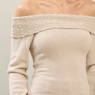 OTS Pearl Sweater, Black - The Red Thread Boutique