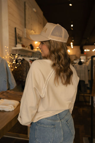 All Around Sweatshirt, Crystal by Z supply - The Red Thread Boutique