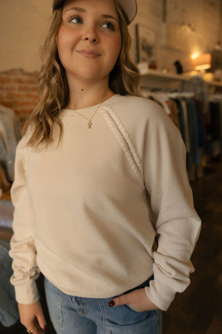 All Around Sweatshirt, Crystal by Z supply - The Red Thread Boutique