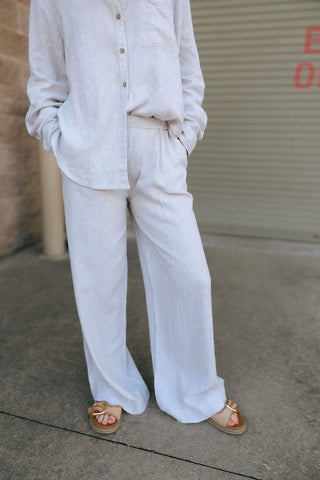 Anastasia Pants, White Oak *final sale - The Red Thread Boutique