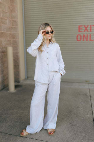 Anastasia Pants, White Oak *final sale - The Red Thread Boutique