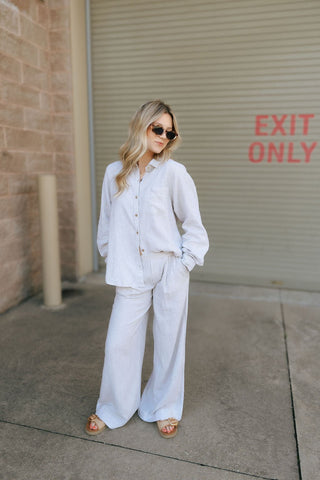 Anastasia Pants, White Oak *final sale - The Red Thread Boutique