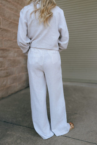 Anastasia Pants, White Oak *final sale - The Red Thread Boutique