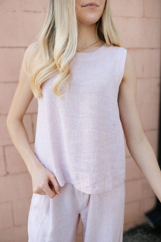 Anastasia Tank, White Clay *final sale - The Red Thread Boutique