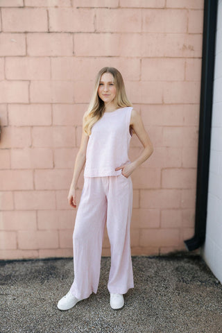 Anastasia Tank, White Clay *final sale - The Red Thread Boutique