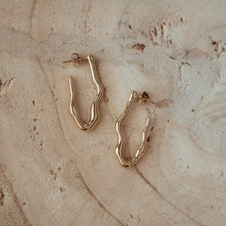 Arie hoops - The Red Thread Boutique
