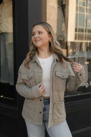 Arista Jacket, Sage - The Red Thread Boutique