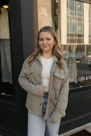 Arista Jacket, Sage - The Red Thread Boutique