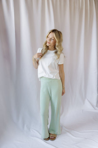 Asher 100% Cotton Classic Tee, White - The Red Thread Boutique
