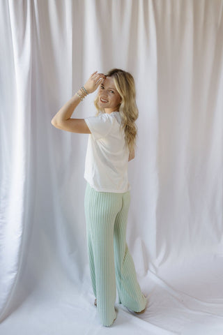 Asher 100% Cotton Classic Tee, White - The Red Thread Boutique