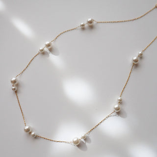 Alina Double Pearl Necklace