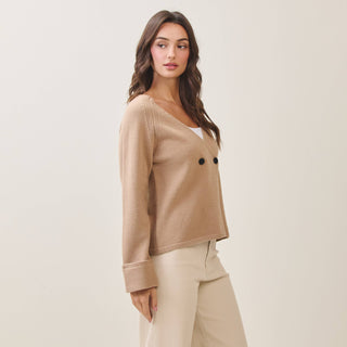 Double Button Cardigan
