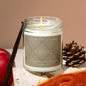 Flannel 9 oz Soy Candle (Gold Foil)