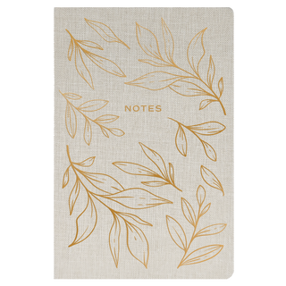 Gold Leaves Notes Journal
