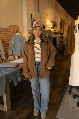 Barn Jacket, Brown *final sale* - The Red Thread Boutique