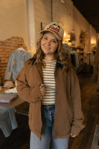 Barn Jacket, Brown *final sale* - The Red Thread Boutique